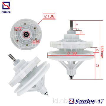 Mesin cuci Gearbox umum 10 gigi 190mm